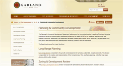 Desktop Screenshot of garlandplanning.org